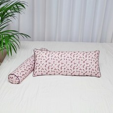 아띠블랑 와이드 아기베개 커버 2p + 속통 + 바디필로우 꿀잠 세트, 큐티플라워