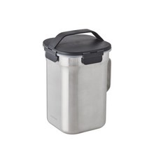 LocknLock 樂扣樂扣 不鏽鋼廚餘回收桶 2.5L, 銀色, 1個