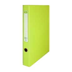 Wiz Office Eco 透明文件簿 D型環扣活頁夾 4孔 50頁, 綠色, 1個