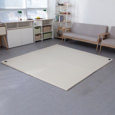 엘키즈 제로갭 일반 폴더매트, 아이보리