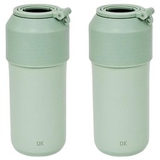 DK PET瓶保冷罐, 2個, 綠色