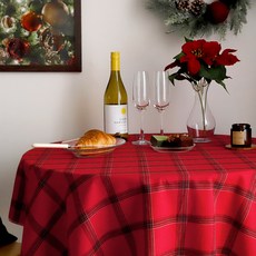 Cheonpam 莓好聖誕 格紋布料 1300, 紅色