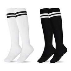 Crocodile 鱷魚 女性高爾夫無襯墊Lina環形及膝襪, 黑色 + 白色