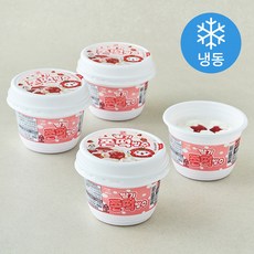 서주 딸기 쫀떡빙수 (냉동), 4개, 1개입, 250ml