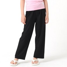 Kids Recipe 女童涼感透氣夏季半寬版涼感褲