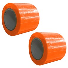 월드크린 고접착 강력 면테이프 오렌지 50mm x 10m, 2개