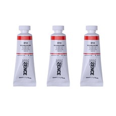 신한에쎈스 아크릴 컬러 물감 Tube A 시리즈 버밀리언 휴 3p, 1색, 50ml