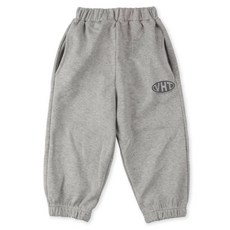 VENHIT 青少年款圓形標籤棉質雙面布運動慢跑褲