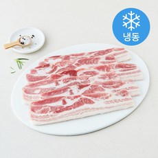 미트엔조이 수입산 삼겹살 8mm 구이용 (냉동), 1개, 1kg