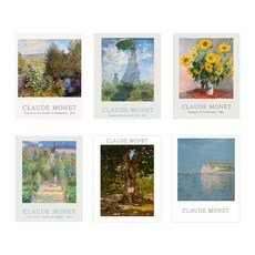 Marvel in Home 克勞德·莫內海報6件組, 混合色