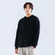 Big Size Club 男士Honey圓領針織開襟衫