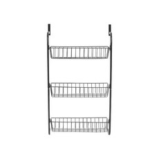 HOME&HOUSE 3層多功能收納掛架 黑色, 1個