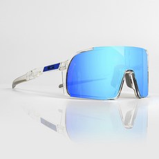 가빈 스타일호른 스포츠 고글 G103 + 도수클립 세트, C08 투명 + 블루미러, 1세트