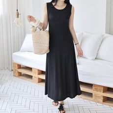 루트 골지 나시 임산부 원피스