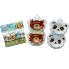 Kitchen9 動物造型食物叉 10入+熊貓寶寶造型小菜杯 16入+小熊造型小菜杯 16入, 1套