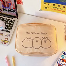 印花手提式收納化妝包