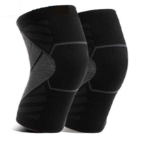 활력심쿵 고탄력 슬리브 무릎보호대 블랙, 2개