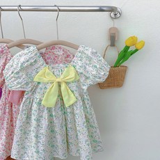 Arbe 女童Roa蝴蝶結連身裙