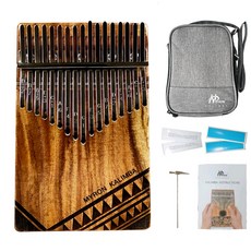 MYRON 實木相思木 17音階卡林巴 + 泡棉盒套組 MK17KZ, 1個, 單品