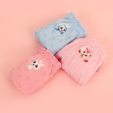 PremierFam 女童用 奇妙萌可 三角內褲 3件組 #1