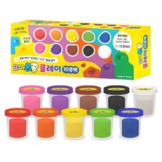 Yomimon 10色黏土套組, 1組, 500g, 混色