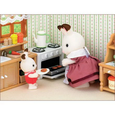 EPOCH 廚房家具組 含餐桌、椅子、冰箱、櫥櫃, 1組