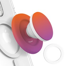 와이모 그라데이션 마그네틱 스마트톡 + 맥세이프 플레이트 세트, 트와일라잇, 1세트