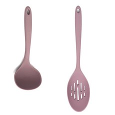 국자 소 + 구멍국자, 다크핑크, 1세트