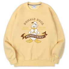 VENHIT 迪士尼唐老鴨寬鬆棉質長袖上衣 DNMKOM1018F