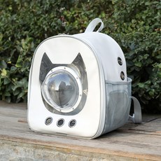 PASTEL PET 寵物透明外出提籠, 白色, 1個