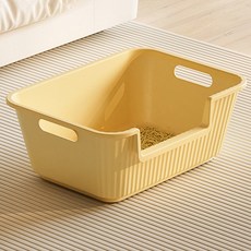 PASTEL PET 貓用握把貓砂鏟, 黃色, 1個