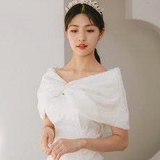릴리드레스 신부망토 퍼 볼레로 LABL02