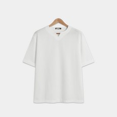 탑보이 브이트임 소매 스티치 카브라 반팔티 LW043