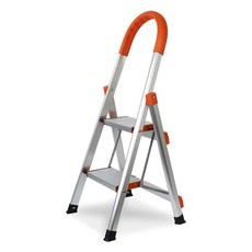 알루미늄 접이식 계단형 사다리 오렌지 MI-AS02, 1개