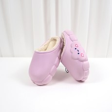 BEBEMARU 兒童雲朵毛絨拖鞋 9779