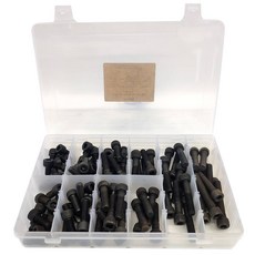 Innotime 圓頭金屬內六角螺栓 M10 9件組 W124, 1套, 90個