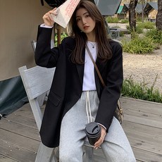 Luna Girl 女式 Marino 兩粒扣夾克