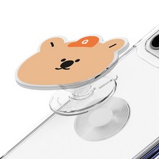 트라이코지 쿼카 모자 아크릴 체인지톡, 쿼카 모자 오렌지, 1개