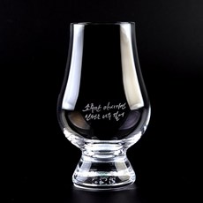 THE GLENCAIRN GLASS 玻璃杯藝術收藏4 威士忌名言書法 不只用於喝燒酒, 1個