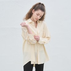vem.ver 女款 HENRY POCKET STRIPE 襯衫