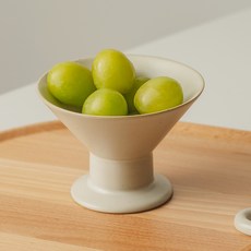네오플램 국산 피카 도자기 디저트 볼, 스톤화이트, 1개