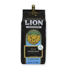 LION COFFEE Lioncoffee 低咖啡因榛果咖啡, 手沖咖啡, 198g, 1包