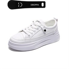 Koh-Kae 大哥 女款人造皮革增高平紋運動鞋4cm YY4797