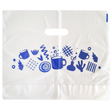 Yori Grida 外帶飲料咖啡杯設計印刷塑膠提袋 2杯裝, 1入, 400個