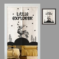 노르딕 문 가리개커튼 L120