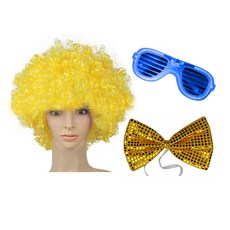 派對彩色捲髮假髮套組, 類型 2