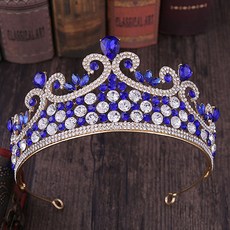 Estella 自助婚紗公主系列皇冠 snx527, 1個, 藍色