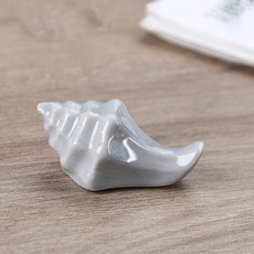 海洋香氣海螺陶瓷筷架, 4個, 6號