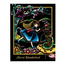 Lago Design 童話系列刮畫著色板 8入組, 1個, 童話