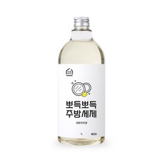 我們的家研究所 Podukpodeuk 洗碗精 檸檬薄荷味, 1件, 1L